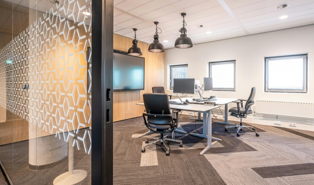 An office cleaned by commercial cleaning services in Stoughton.